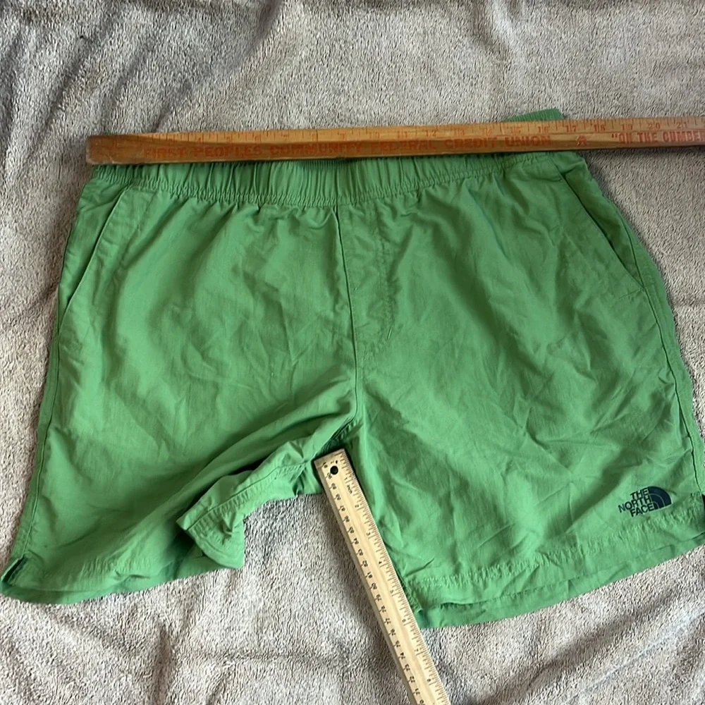 The North Face Lime Green Shorts swim trunks